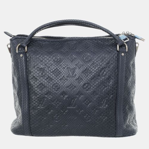 Ixia PM Navy Python Leather Shoulder Bag - Louis Vuitton - Modalova
