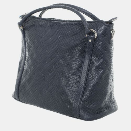 Ixia PM Navy Python Leather Shoulder Bag - Louis Vuitton - Modalova
