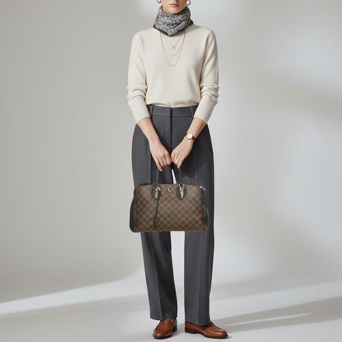 Normandy Damier Ebene Canvas Bag - Louis Vuitton - Modalova