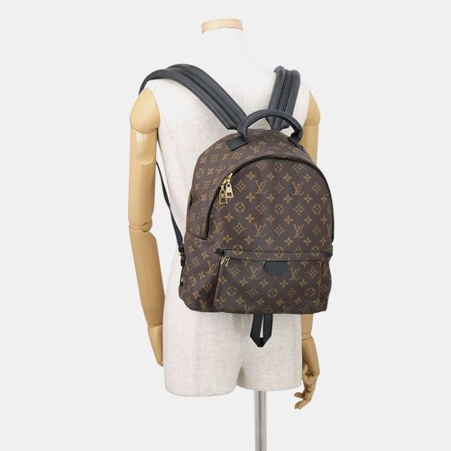 Palm Springs Backpack MM Noir Monogram Canvas Backpack Bag - Louis Vuitton - Modalova