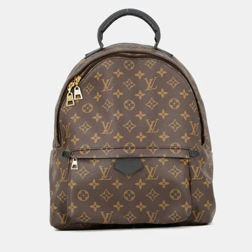Palm Springs Backpack MM Noir Monogram Canvas Backpack Bag - Louis Vuitton - Modalova