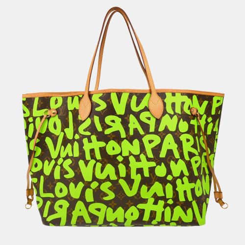 Monogram Graffiti Neverfull GM Vert Monogram Canvas Tote Bag - Louis Vuitton - Modalova