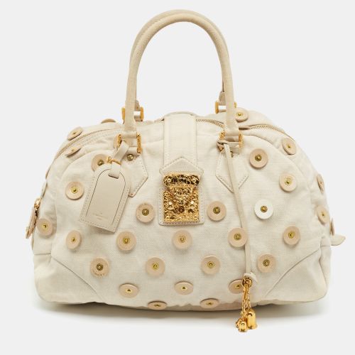 Bowly Polka Dot Panama Light Canvas Bag - Louis Vuitton - Modalova
