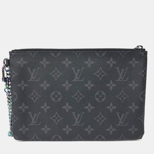 Fragment Eclipse Monogram Canvas Pouch Bag - Louis Vuitton - Modalova