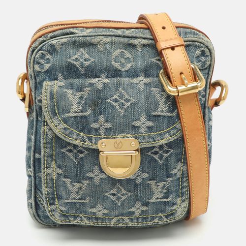 Monogram Denim and Leather Camera Bag - Louis Vuitton - Modalova