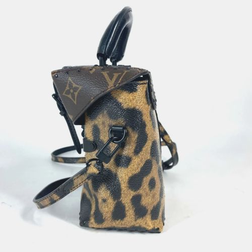 Monogram Reverse Leopard Camera Box Brown Monogram Canvas Shoulder Bag - Louis Vuitton - Modalova