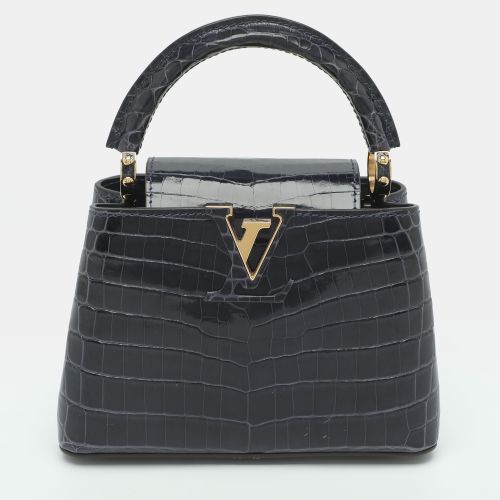 Capucines Mini Crocodile Top Handle Bag - Louis Vuitton - Modalova