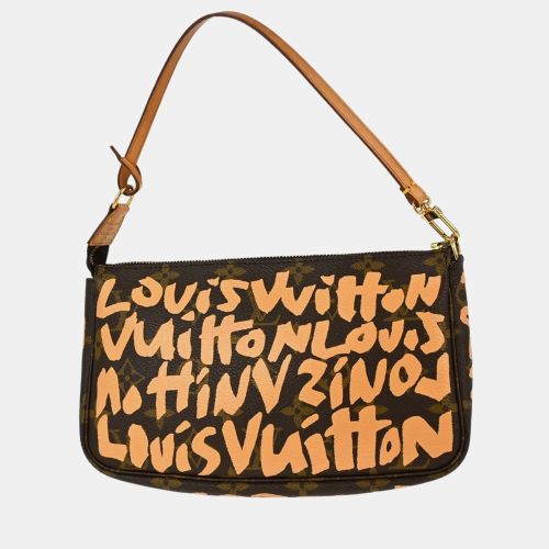 Stephen Sprouse Monogram Graffiti Pochette Accessoires Peach Monogram Canvas Shoulder Bag - Louis Vuitton - Modalova