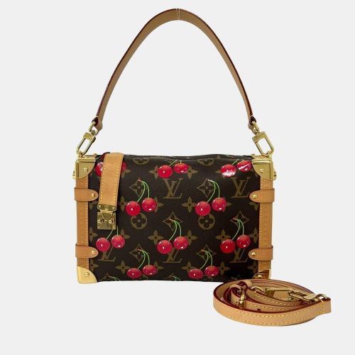 Side Trunk Monogram Canvas Leather Shoulder Bag - Louis Vuitton - Modalova