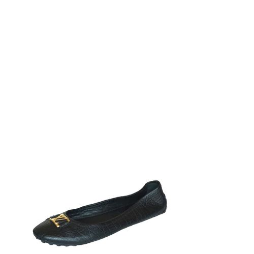 Louis Vuitton Gold Logo Leather Ballet Flats Size EU 38.5 - Louis Vuitton - Modalova