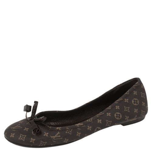 Louis Vuitton Brown Monogram Mini Lin Canvas Debbie Ballet Flats Size 36.5 - Louis Vuitton - Modalova