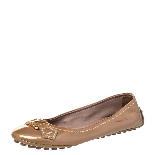 Louis Vuitton Gold Patent Leather Ballet Flats Size 36 - Louis Vuitton - Modalova