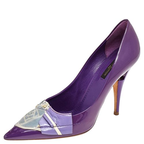 Patent Riviera Pumps Size 39.5 - Louis Vuitton - Modalova