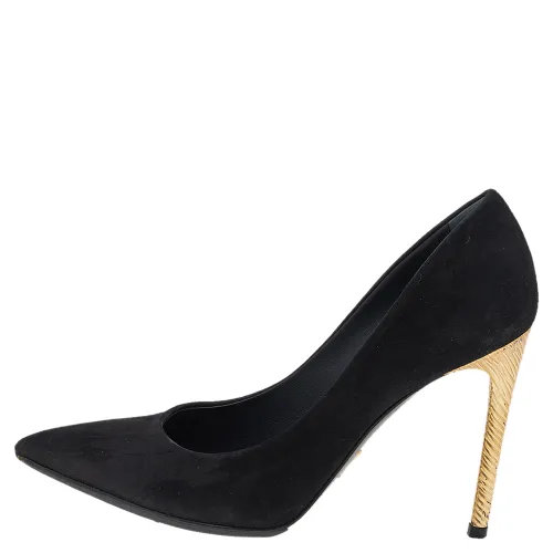 Suede Pointed Toe Pumps Size 35 - Louis Vuitton - Modalova