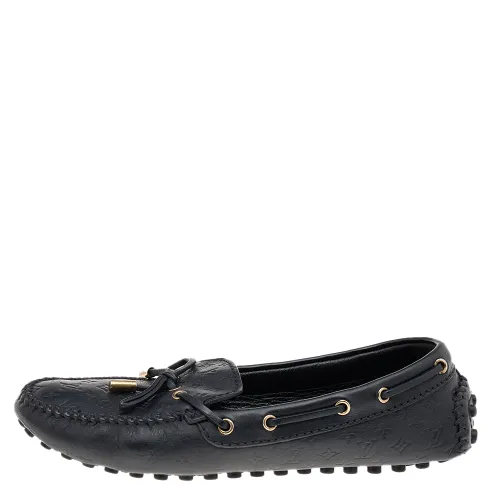Monogram Empreinte Leather Gloria Loafers Size 38 - Louis Vuitton - Modalova