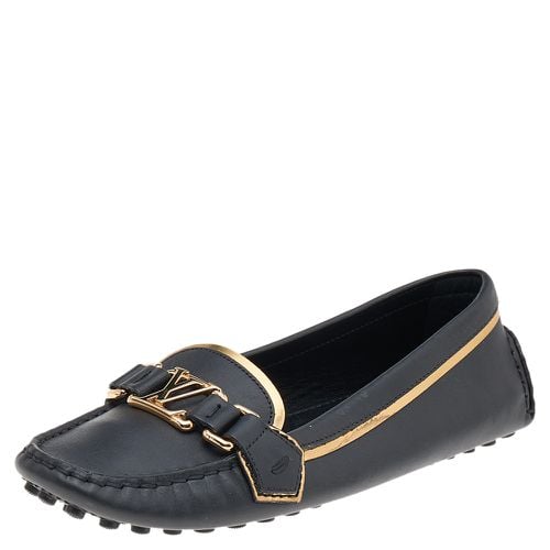 Leather Logo Loafers Size 36 - Louis Vuitton - Modalova