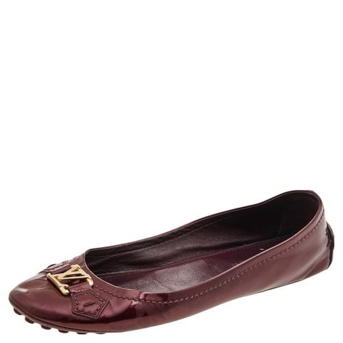 Louis Vuitton Burgundy Patent Leather Oxford Ballet Flats Size 39 - Louis Vuitton - Modalova