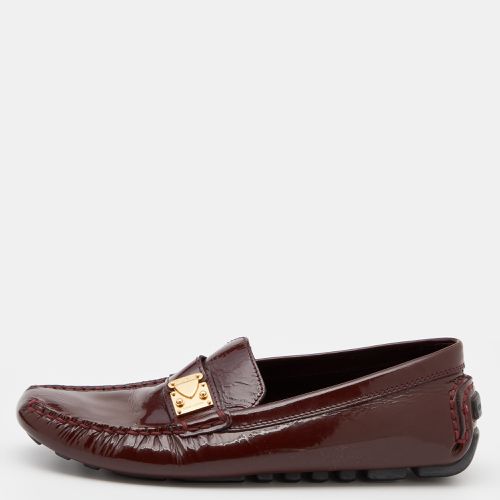 Louis Vuitton Burgundy Patent Leather Slip On Loafers Size 37.5 - Louis Vuitton - Modalova