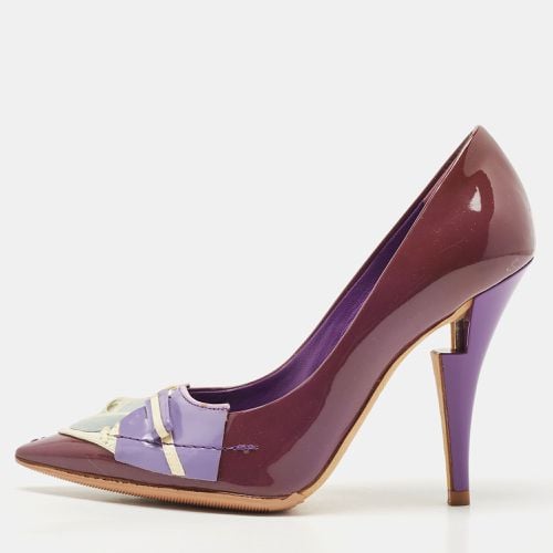 Louis Vuitton Purple Patent Leather Riviera Pumps Size 34 - Louis Vuitton - Modalova