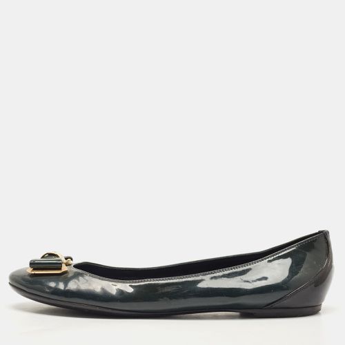 Louis Vuitton Dark Green Patent Leather Ballet Flats Size 38.5 - Louis Vuitton - Modalova