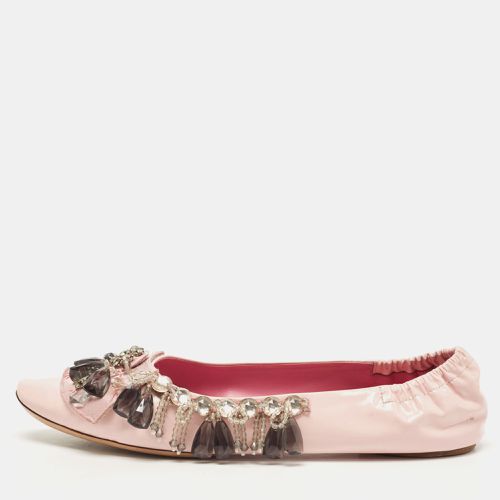 Louis Vuitton Pink Leather Embellished Ballet Flats Size 39.5 - Louis Vuitton - Modalova