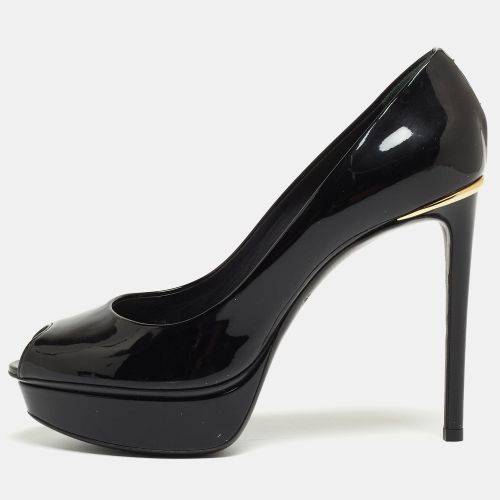 Patent Leather Eyeline Peep Toe Pumps Size 37 - Louis Vuitton - Modalova