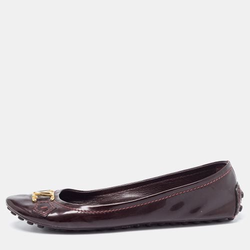 Louis Vuitton Burgundy Patent Leather Oxford Ballet Flats Size 39 - Louis Vuitton - Modalova