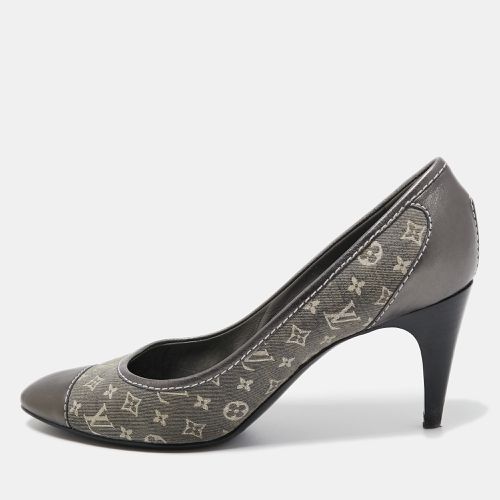 Monogram Idylle Canvas and Leather Cap Toe Pumps Size 37.5 - Louis Vuitton - Modalova