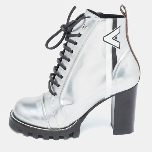 Louis Vuitton Silver Leather Spaceship Ankle Boots Size 40 - Louis Vuitton - Modalova