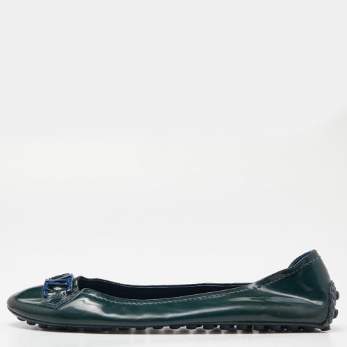 Louis Vuitton Dark Green Patent Leather Oxford Ballet Flats Size 39.5 - Louis Vuitton - Modalova