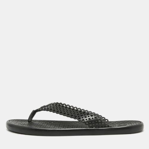 Louis Vuitton Black Leather Thong Flat Sandals Size 39.5 - Louis Vuitton - Modalova