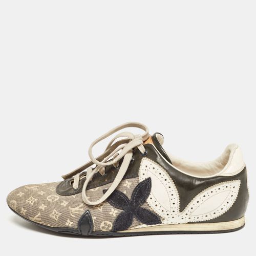 Louis Vuitton Multicolor Monogram Canvas And Patent Leather, Suede Low Top Sneakers Size 36.5 - Louis Vuitton - Modalova