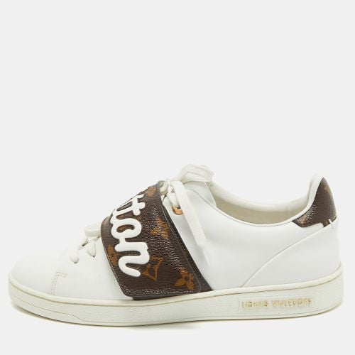 Brown Monogram Canvas and Leather Low Top Sneakers Size 35.5 - Louis Vuitton - Modalova