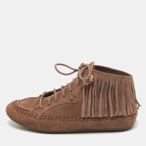 Suede Fringe Details High Sneakers Size 39 - Louis Vuitton - Modalova