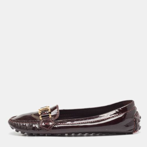 Louis Vuitton Burgundy Patent Leather Oxford Loafers Size 39 - Louis Vuitton - Modalova