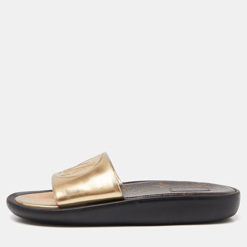 Leather Sunbath Flat Slides Size 36 - Louis Vuitton - Modalova