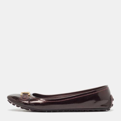 Louis Vuitton Burgundy Patent Oxford Ballet Flats Size 40.5 - Louis Vuitton - Modalova