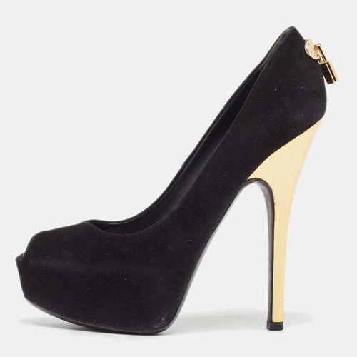 Louis Vuitton Black Suede Oh Really! Pumps Size 36 - Louis Vuitton - Modalova