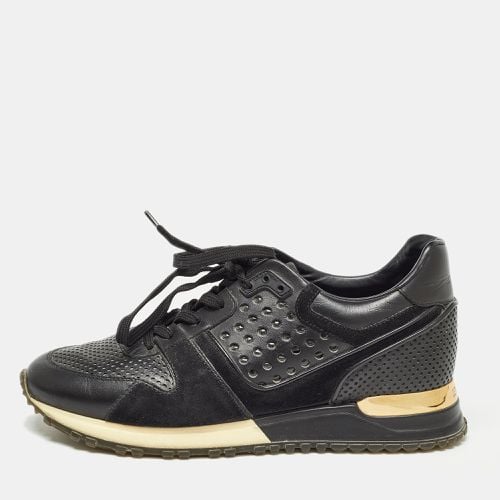 Louis Vuitton Black Leather and Suede Run Away Sneakers Size 36.5 - Louis Vuitton - Modalova