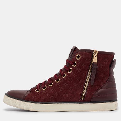 Louis Vuitton Burgundy Suede and Leather Punchy Sneakers Size 36.5 - Louis Vuitton - Modalova