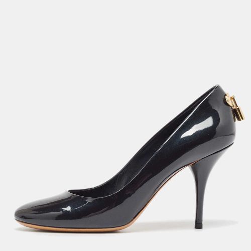 Louis Vuitton Navy Blue Patent Leather Oh Really! Pumps Size 38.5 - Louis Vuitton - Modalova