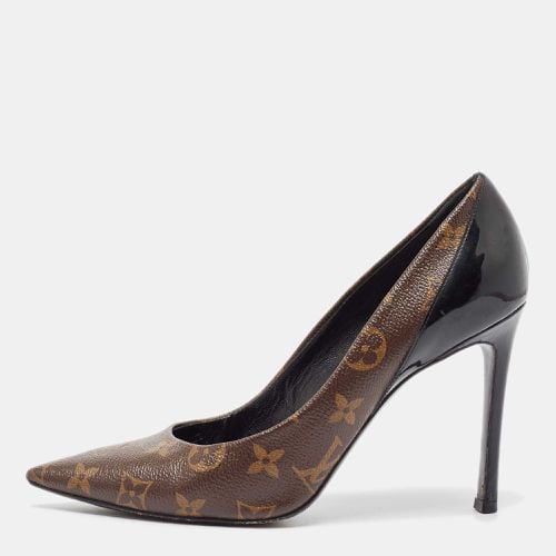 Louis Vuitton Brown Monogram Canvas and Patent Leather Chérie Pumps Size 39 - Louis Vuitton - Modalova