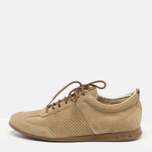 Louis Vuitton Brown Suede Low Top Sneakers Size 38 - Louis Vuitton - Modalova