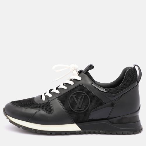 Louis Vuitton Black Leather and Mesh Run Away Low Top Sneakers Size 41 - Louis Vuitton - Modalova