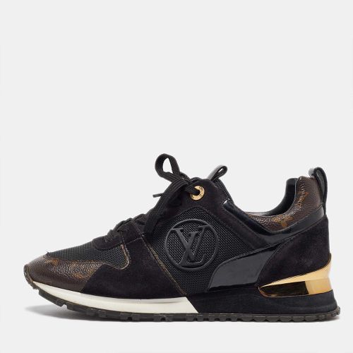 Louis Vuitton Black/Brown Monogram Canvas and Mesh Run Away Low Top Sneakers Size 37 - Louis Vuitton - Modalova