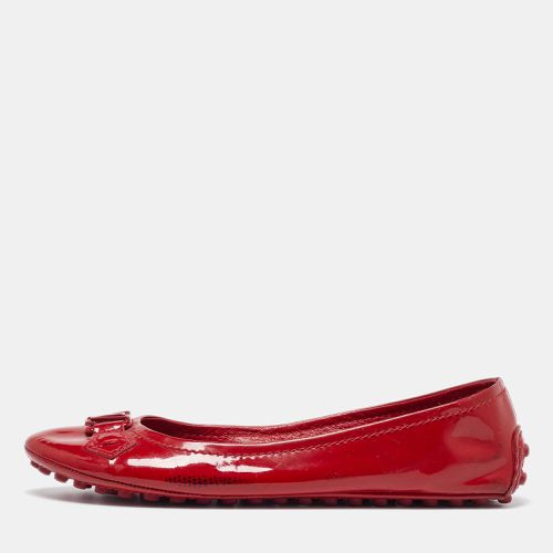 Louis Vuitton Red Patent Leather Oxford Ballet Flats Size 38 - Louis Vuitton - Modalova