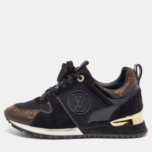 Louis Vuitton Black/Brown Monogram Canvas and Mesh Run Away Low Top Sneakers Size 37 - Louis Vuitton - Modalova