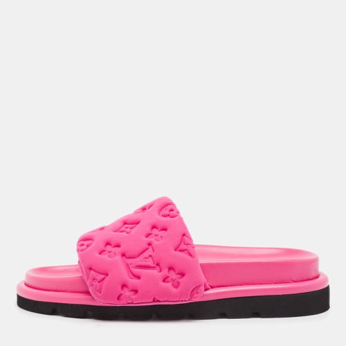 Louis Vuitton Pink Neoprene Pool Pillow Flat Sandals Size 39 - Louis Vuitton - Modalova