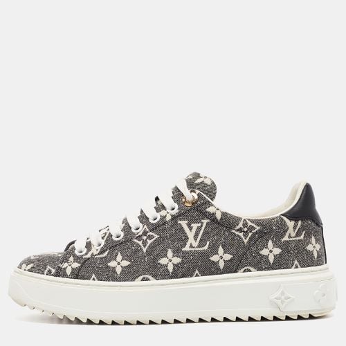 Louis Vuitton Two Tone Monogram Canvas Time Out Sneakers Size 37 - Louis Vuitton - Modalova