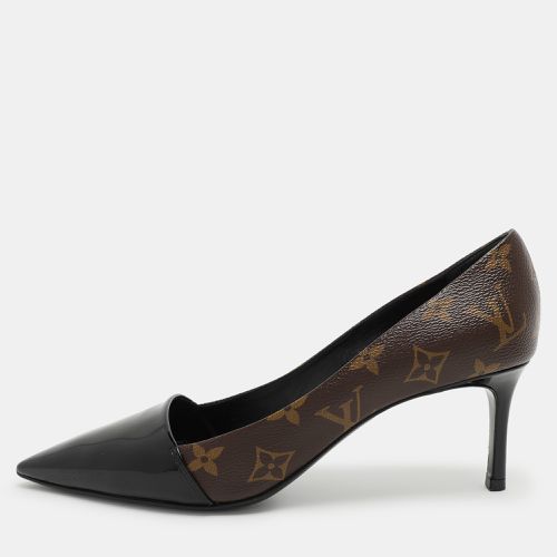 Louis Vuitton Brown Monogram Canvas and Patent Leather Fetish Pumps Size 39.5 - Louis Vuitton - Modalova